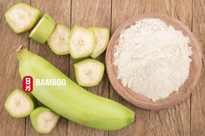 bột chuối xanh sấy thăng hoa