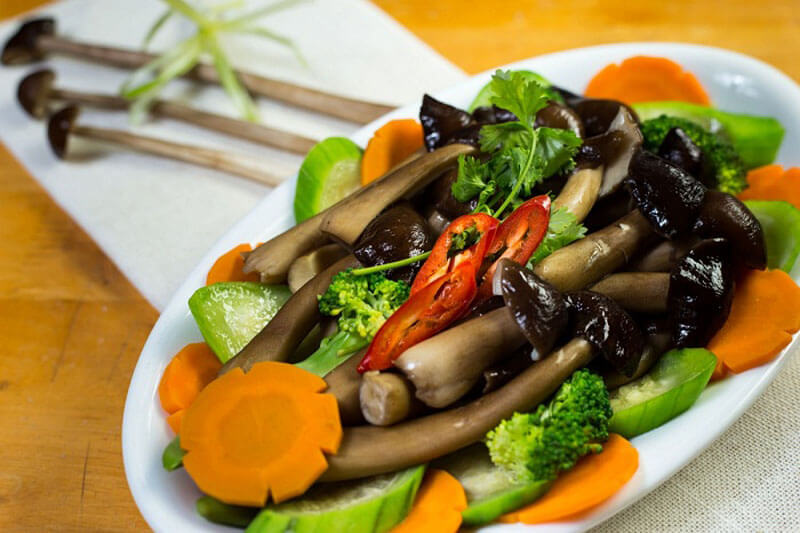 Các món ăn đa dạng khác với nấm mối sấy thăng hoa