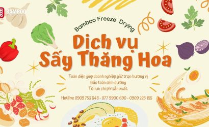 Dịch vụ gia công sấy thăng hoa