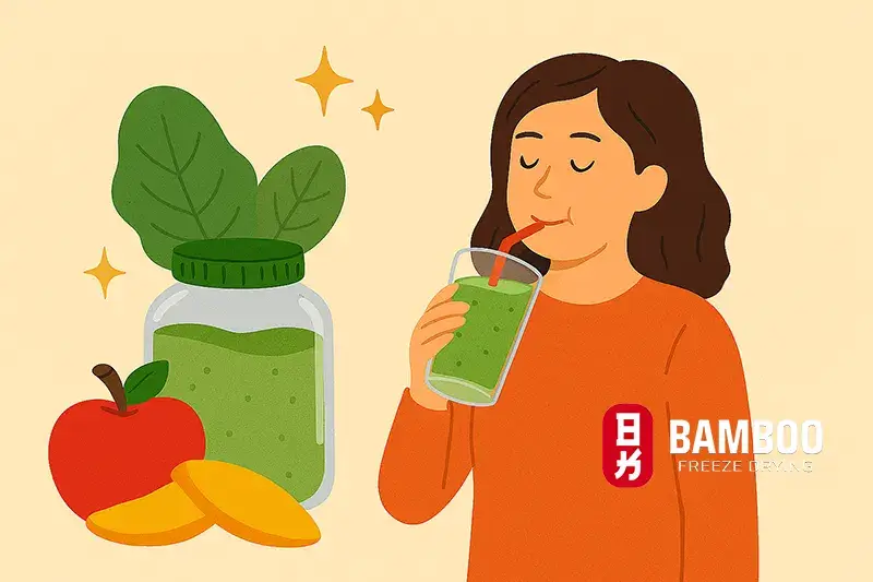 vì sao bọt rau củ sấy thăng hoa lại tốt