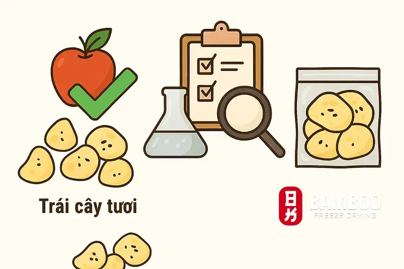 3 Yếu Tố Quyết Định Chất Lượng Sản Phẩm Sấy Thăng Hoa