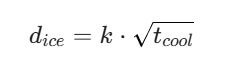 Tinh thể băng và tốc độ đóng băng